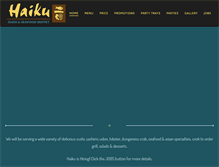 Tablet Screenshot of haikubuffet.com